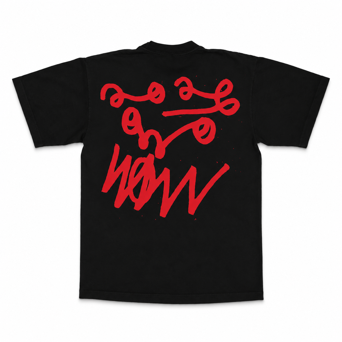 BLOOD BLACK TRIPLE BOXLOGO SHORT SLEEVE