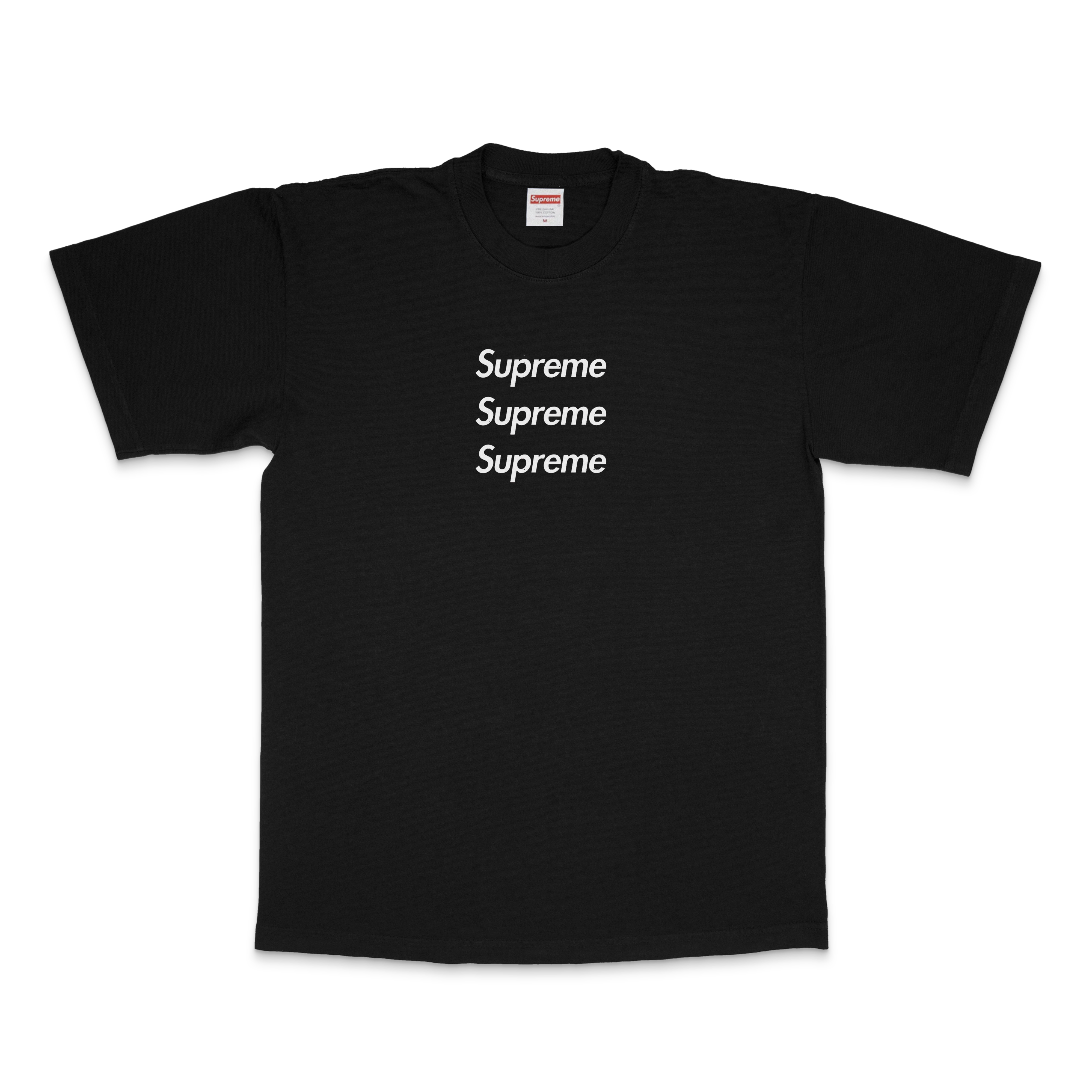 BLACK TRIPLE BOXLOGO SHORT SLEEVE – ASSPIZZA