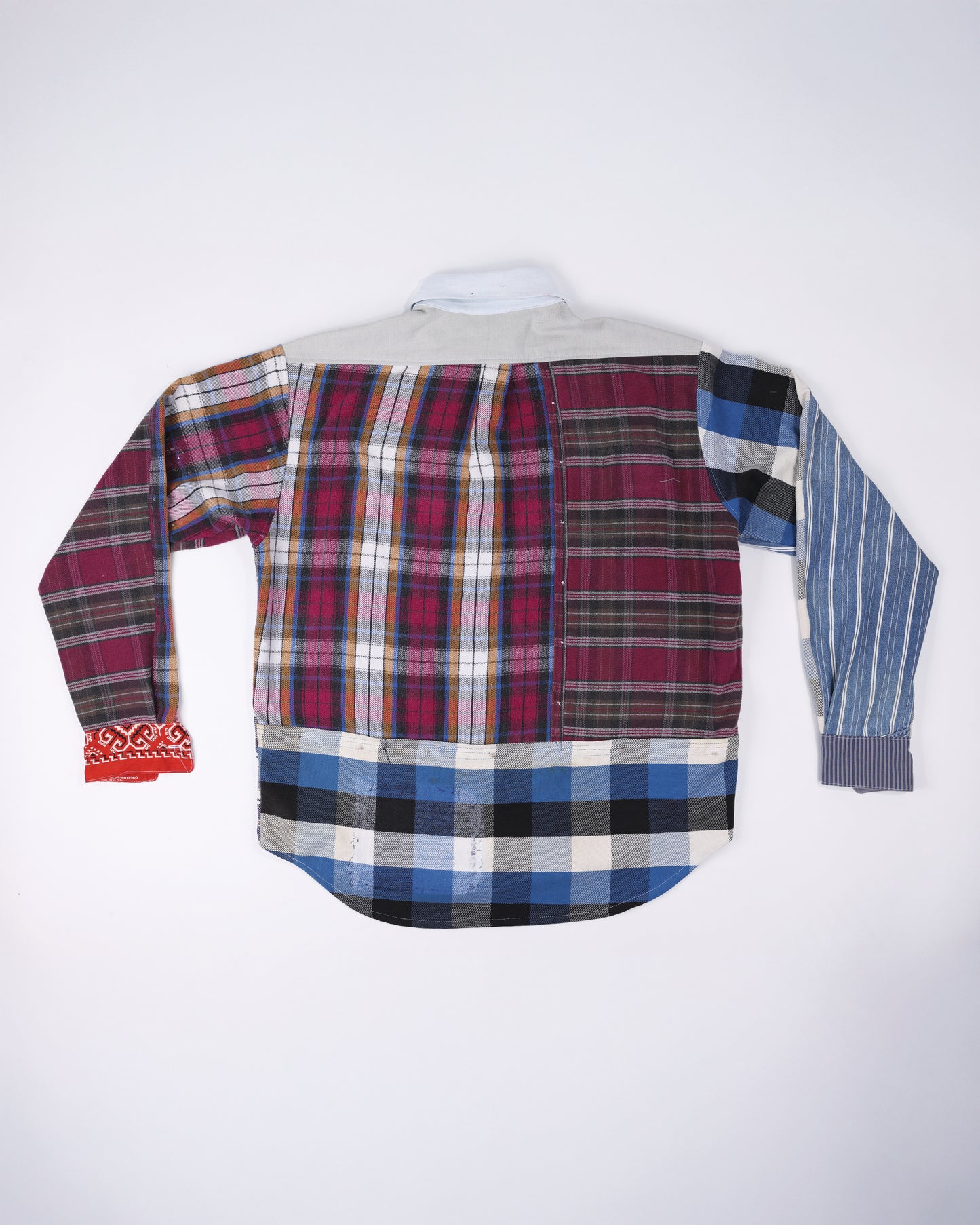 PATCHWORK FLANNEL SHIRT