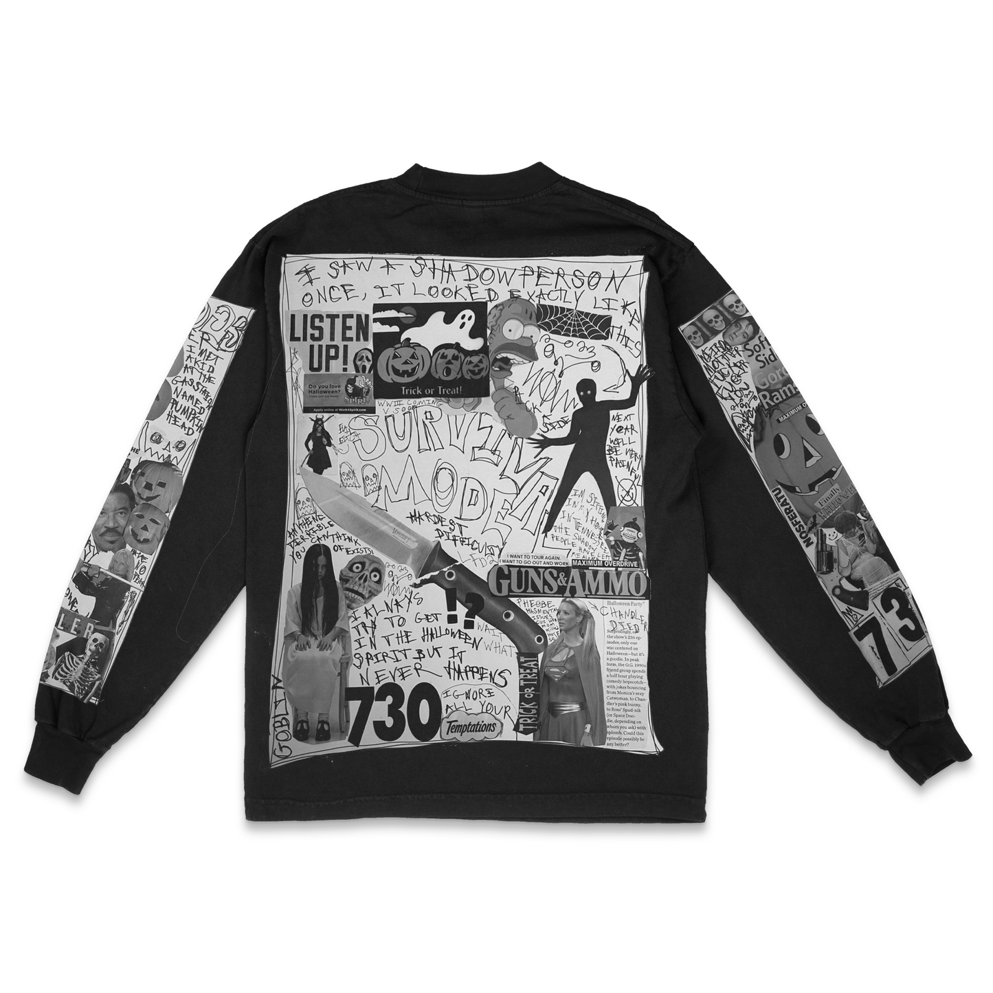 HALLOWEEN COLLAGE LONGSLEEVE