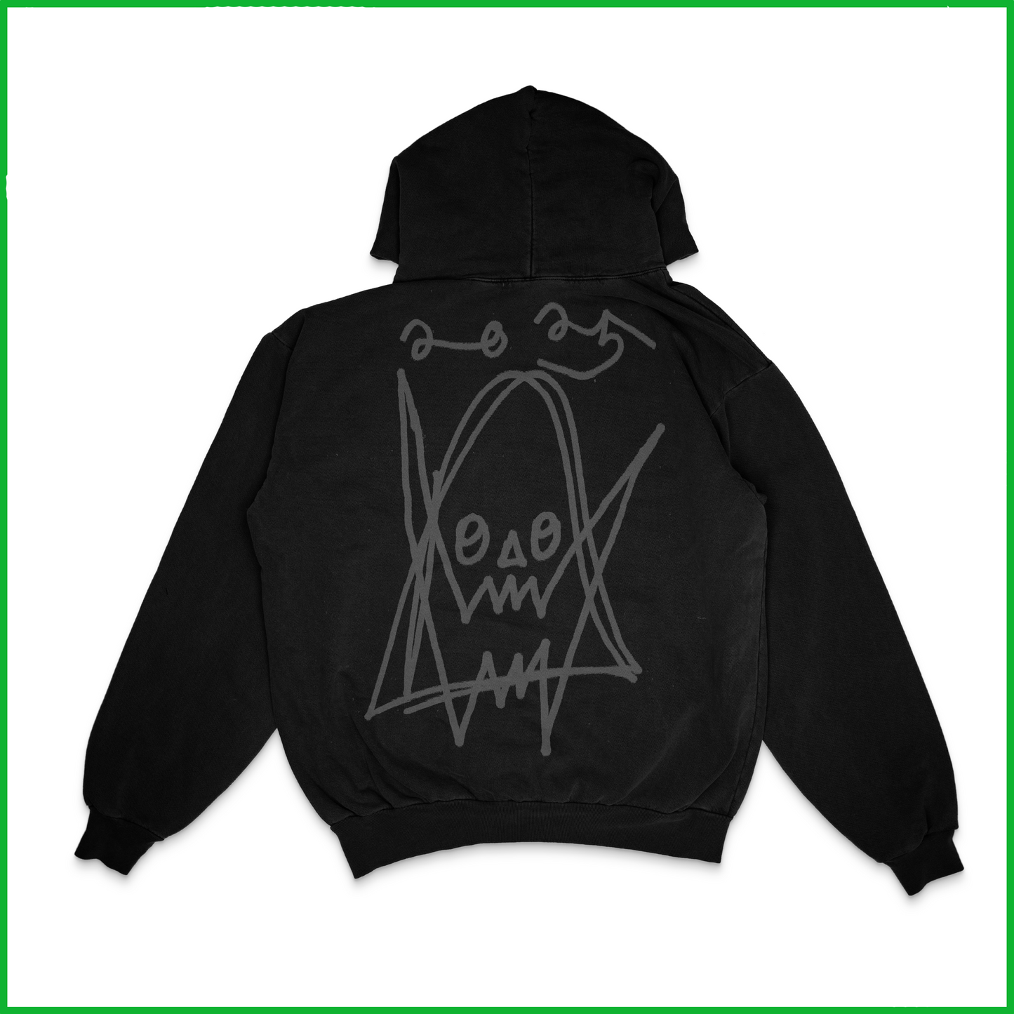TRIPLE BOXLOGO FRESH BLANK HOODIE