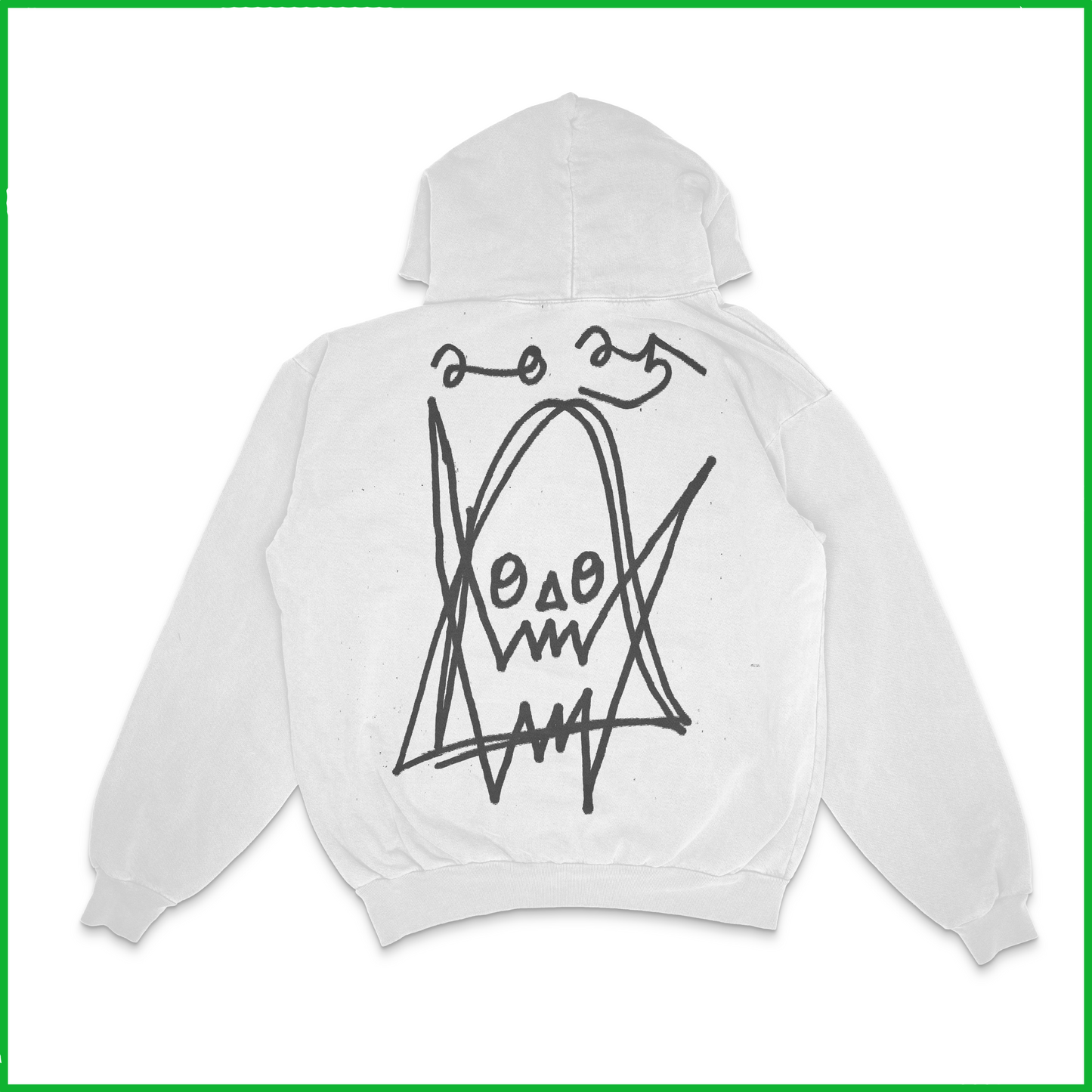TRIPLE BOXLOGO FRESH BLANK HOODIE