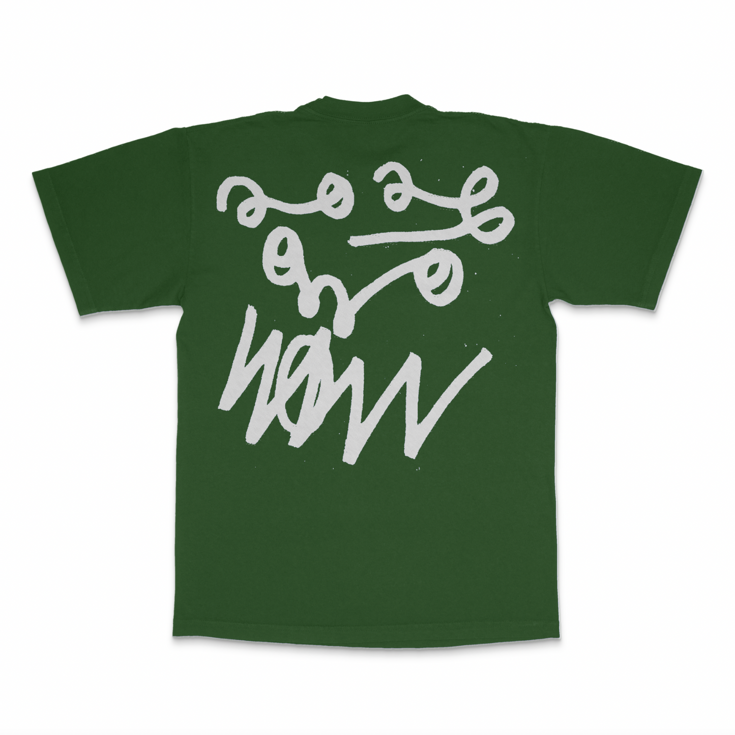FOREST GREEN TRIPLE BOXLOGO SHORT SLEEVE