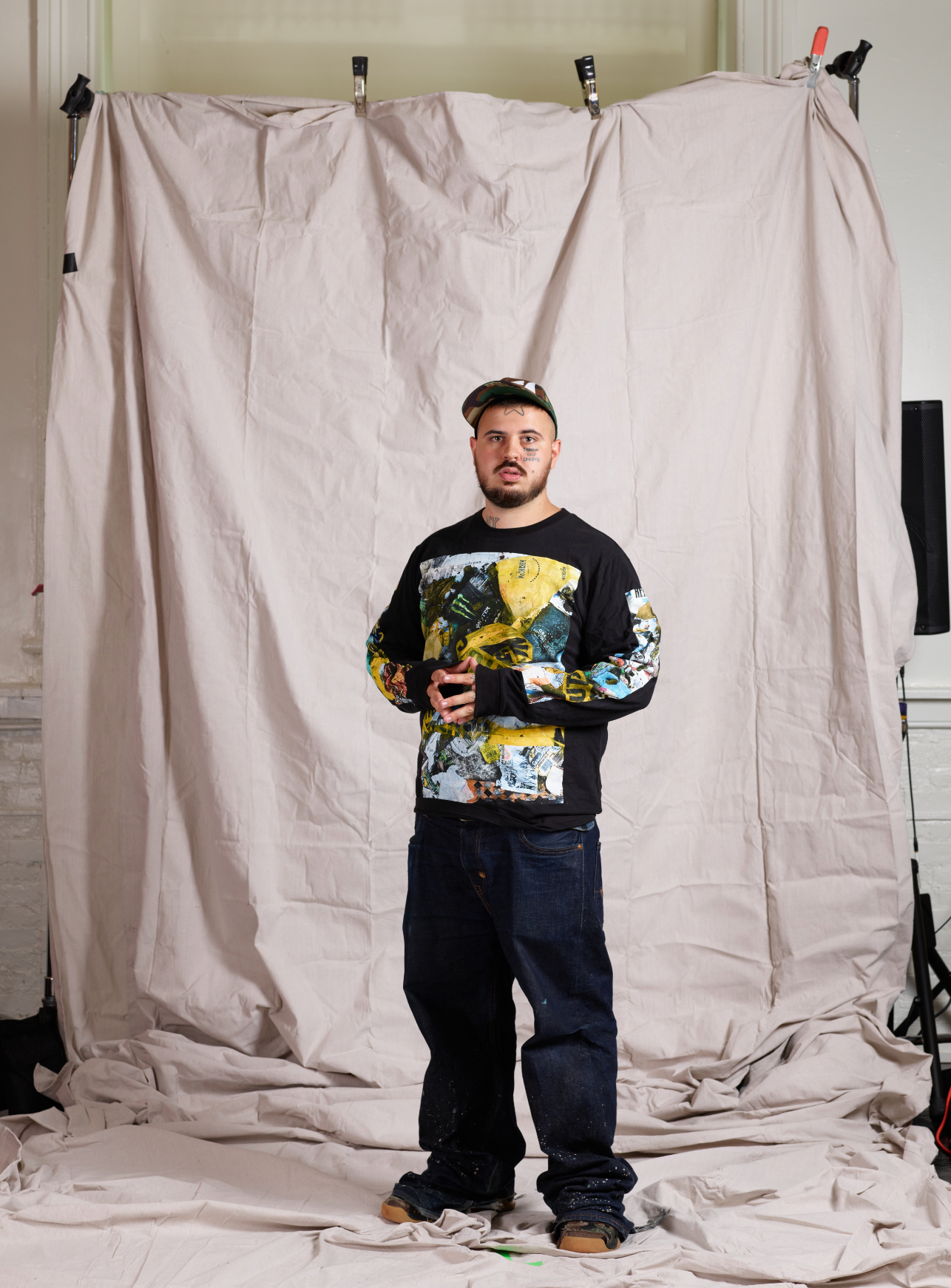 GARBAGE CAMO LONGSLEEVE