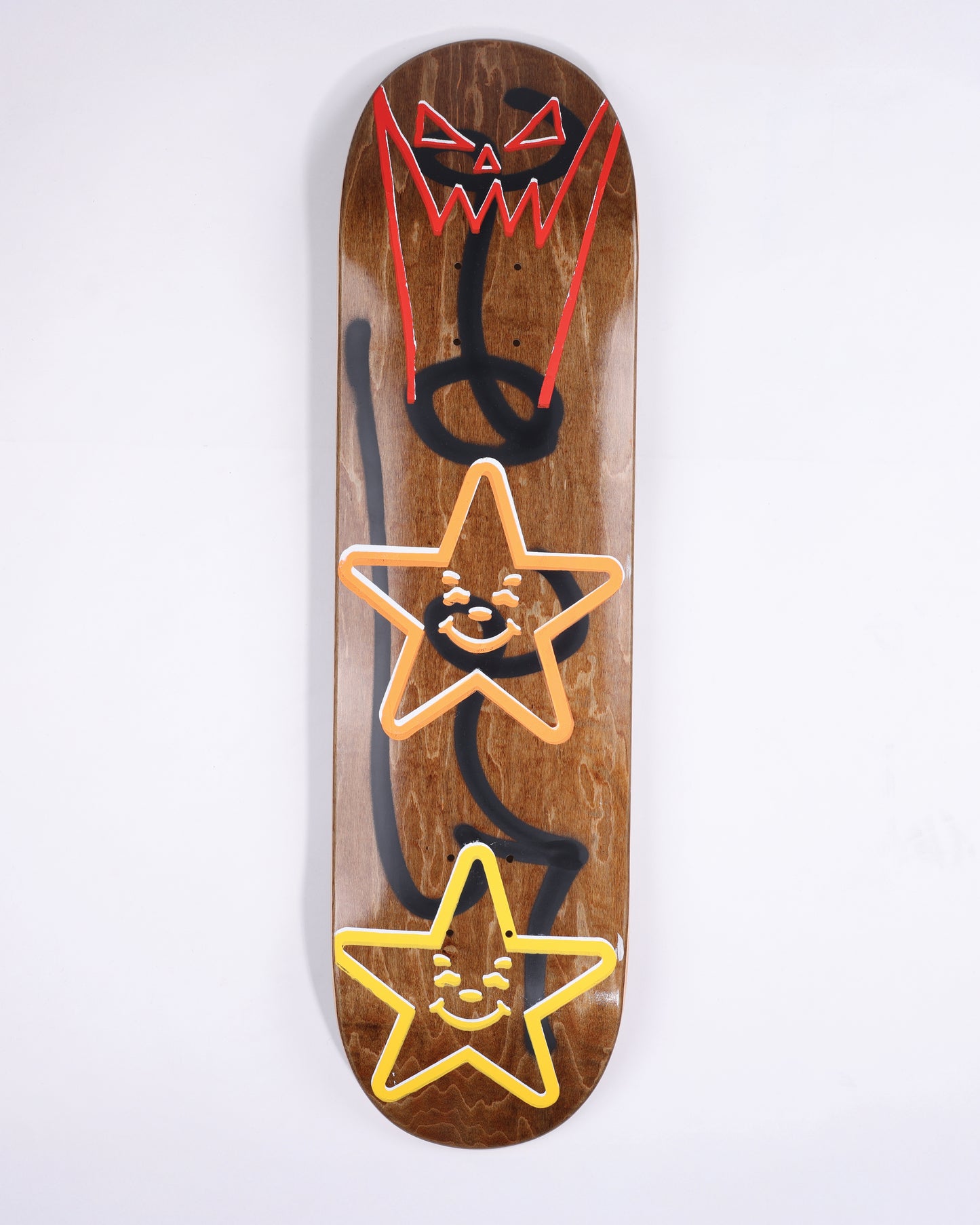 HANDPRINTED SKATEBOARD