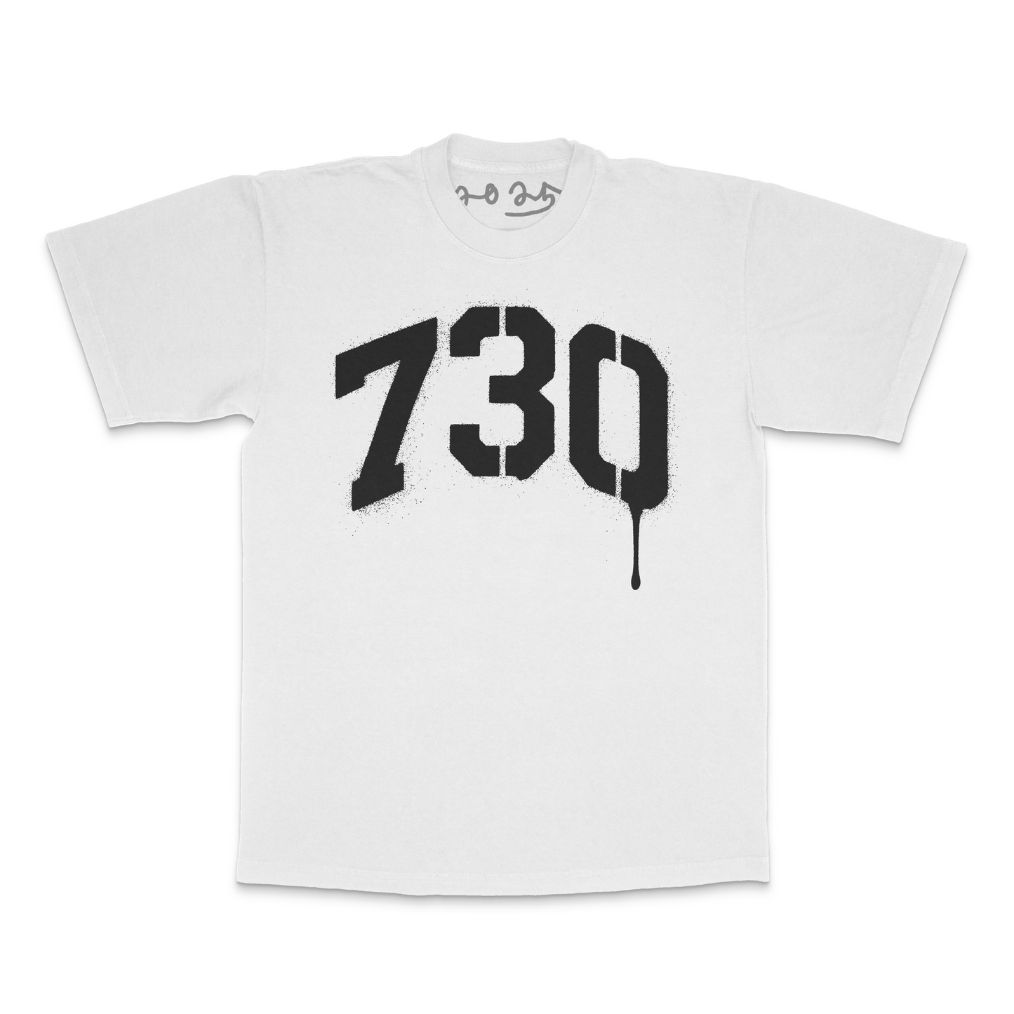 730 SPRAYPAINT STENCIL PRINT SHIRT