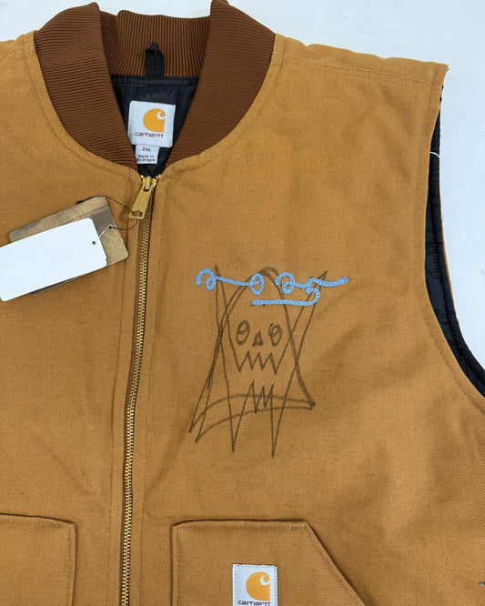 CHAINSTITCHED CARHARTT VEST