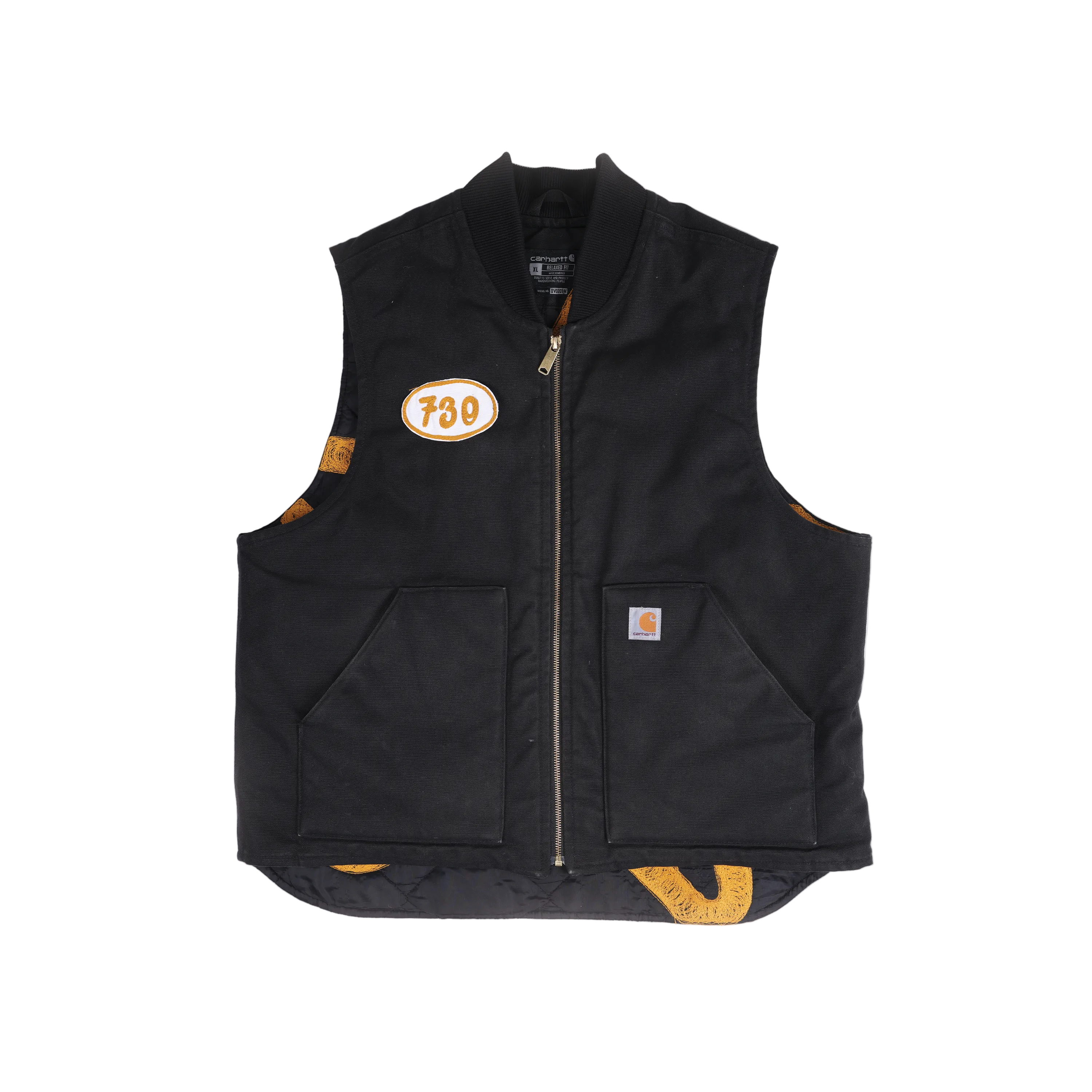 CHAINSTITCHED STAR CARHARTT VEST #8