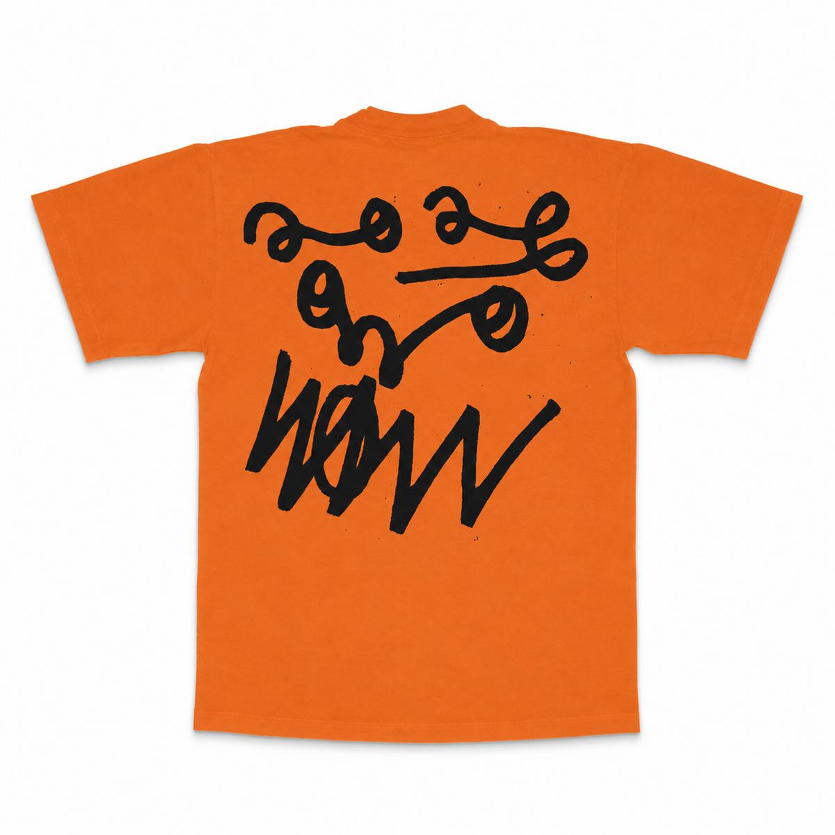 PUMPKIN ORANGE TRIPLE BOXLOGO SHORT SLEEVE
