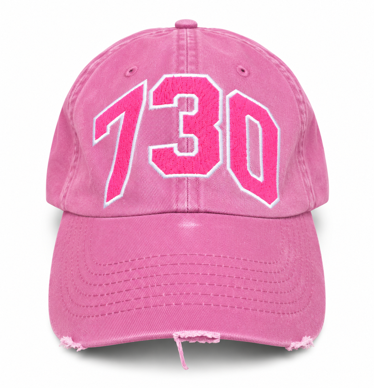 730 STITCH HAT PINK