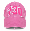 730 STITCH HAT PINK