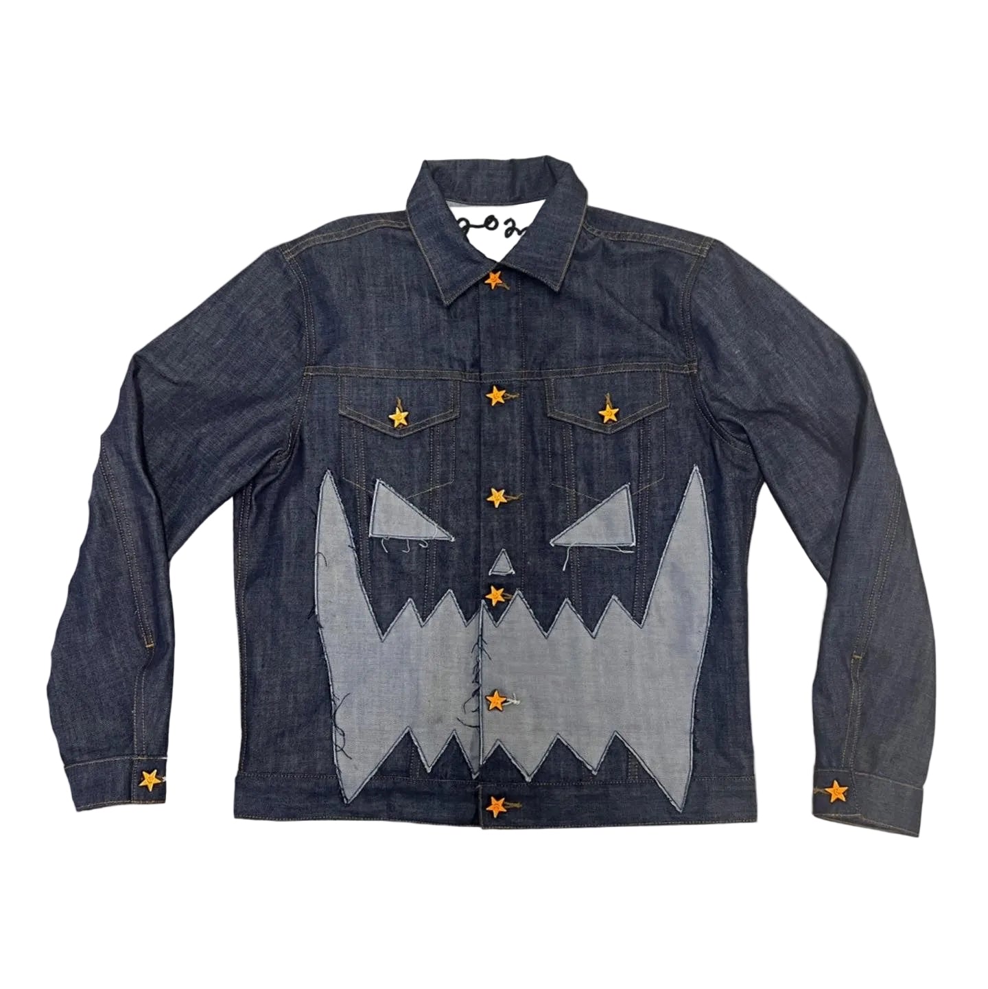 PUMPKIN FACE DENIM JACKET