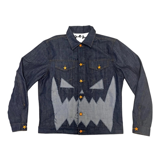 PUMPKIN FACE DENIM JACKET
