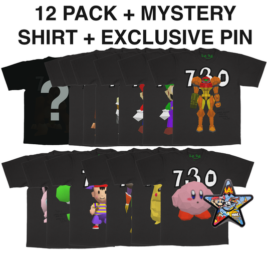 SUPER SMASH 64 FRESH BLANK SHIRT (12 PACK)