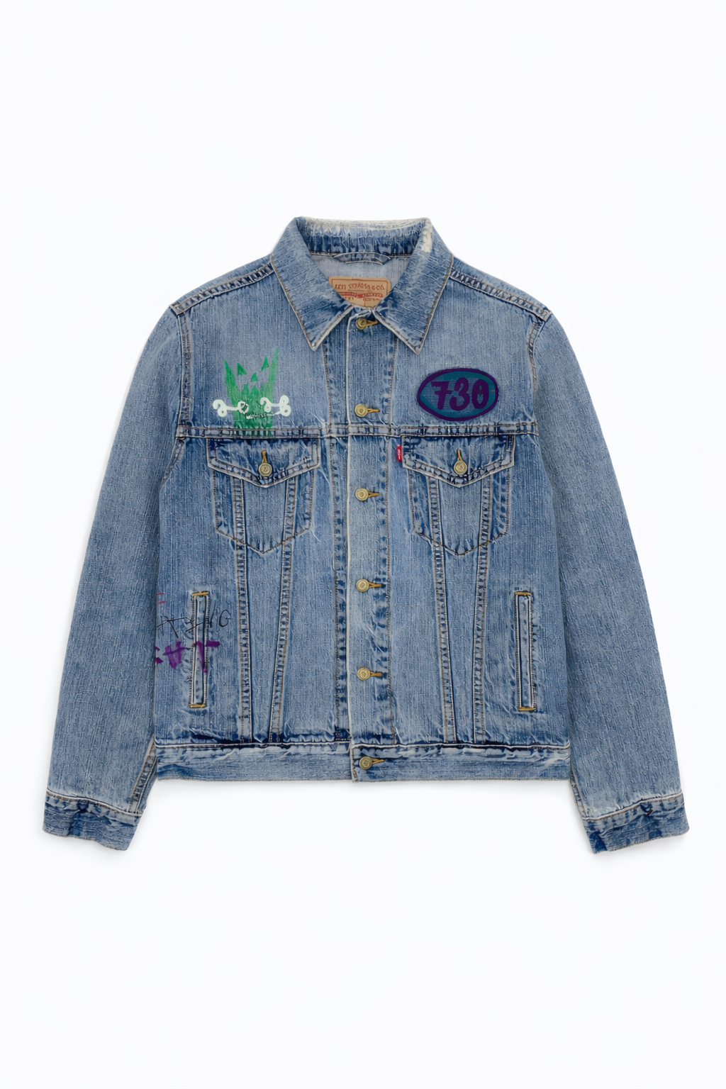 STAR PATCHWORK LEVIS JACKET