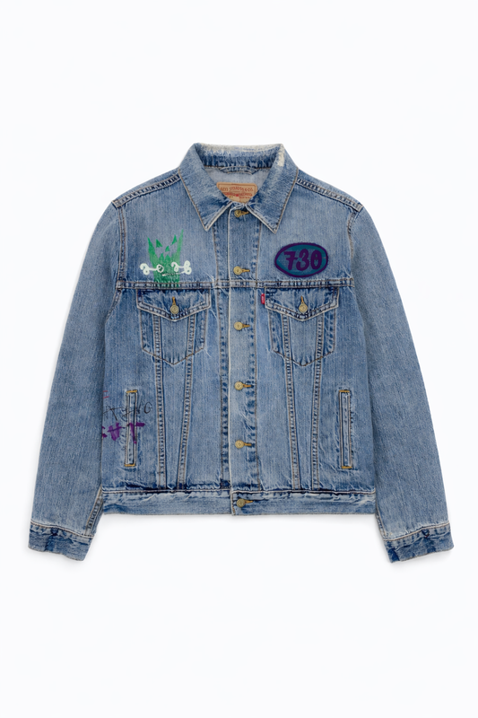 STAR PATCHWORK LEVIS JACKET
