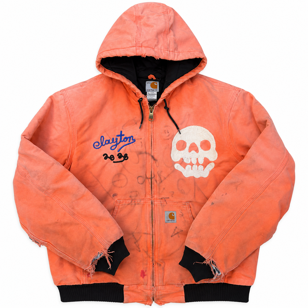 CHAINSTITCHED CARHARTT JACKET #2 (MEDIUM)