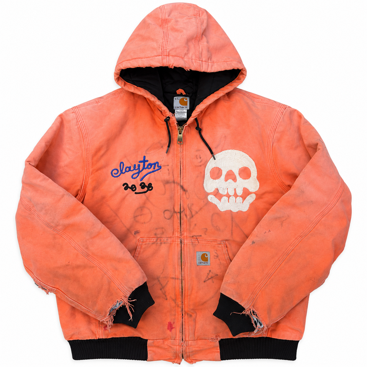 CHAINSTITCHED CARHARTT JACKET #2 (MEDIUM)