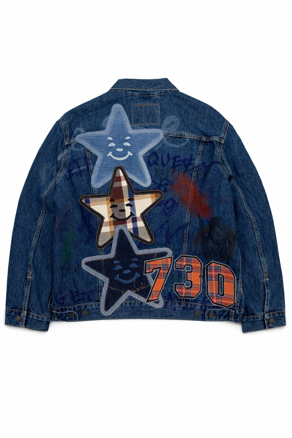 STAR PATCHWORK LEVIS JACKET