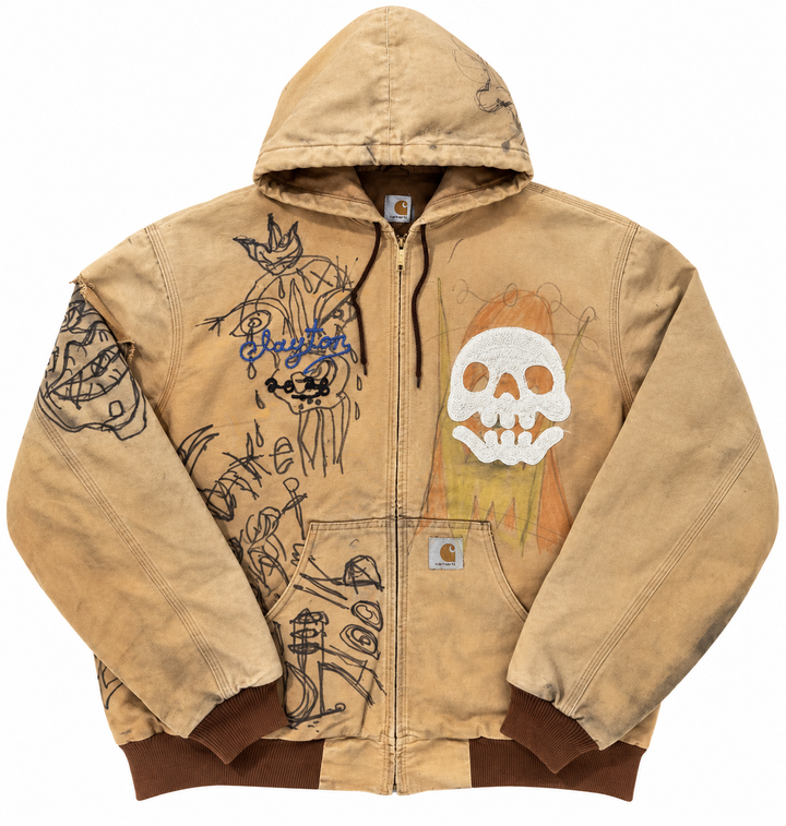 CHAINSTITCHED CARHARTT JACKET #4 (XL)