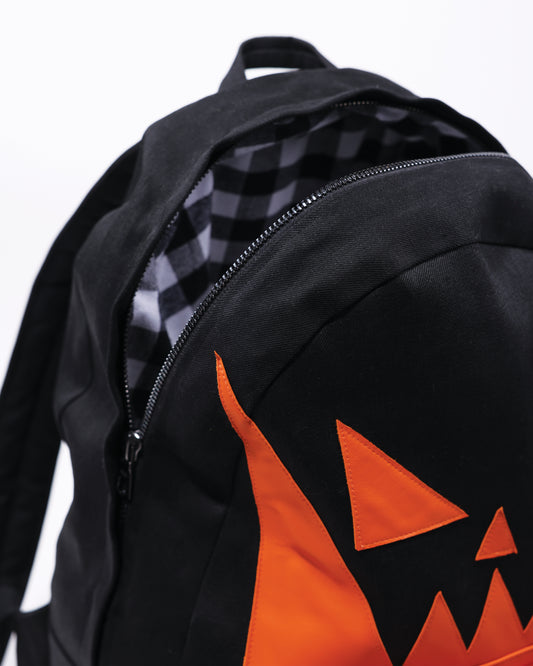 HALLOWEEN LEATHER DENIM BACKPACK