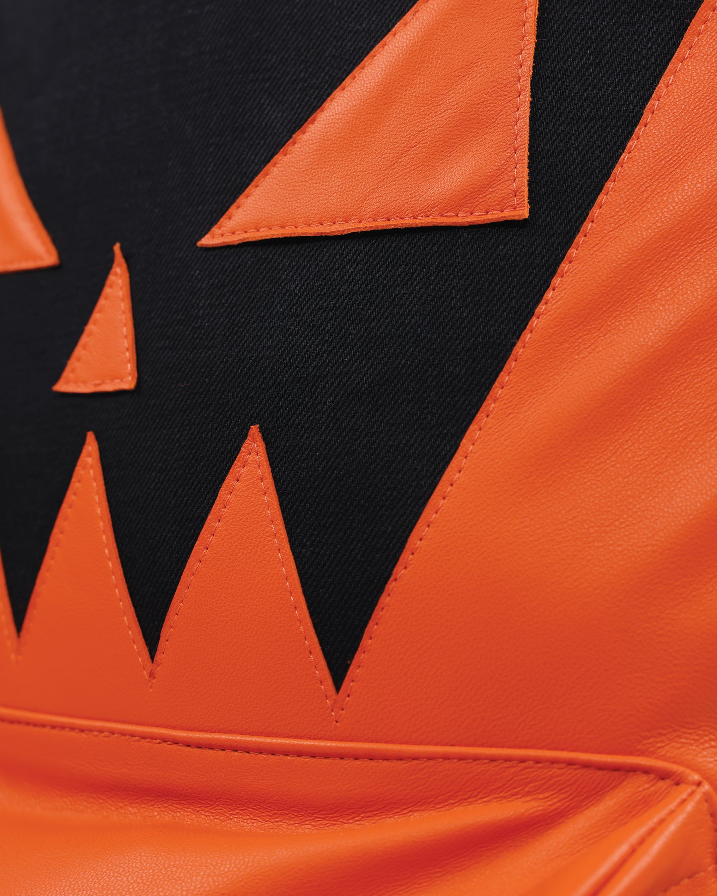 HALLOWEEN LEATHER DENIM BACKPACK