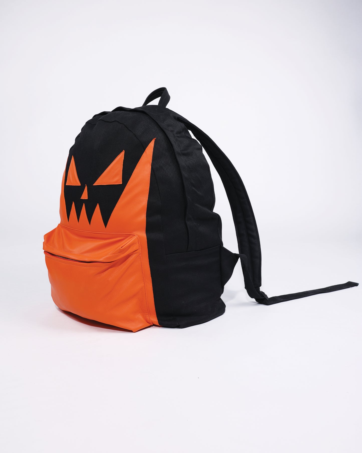 HALLOWEEN LEATHER DENIM BACKPACK