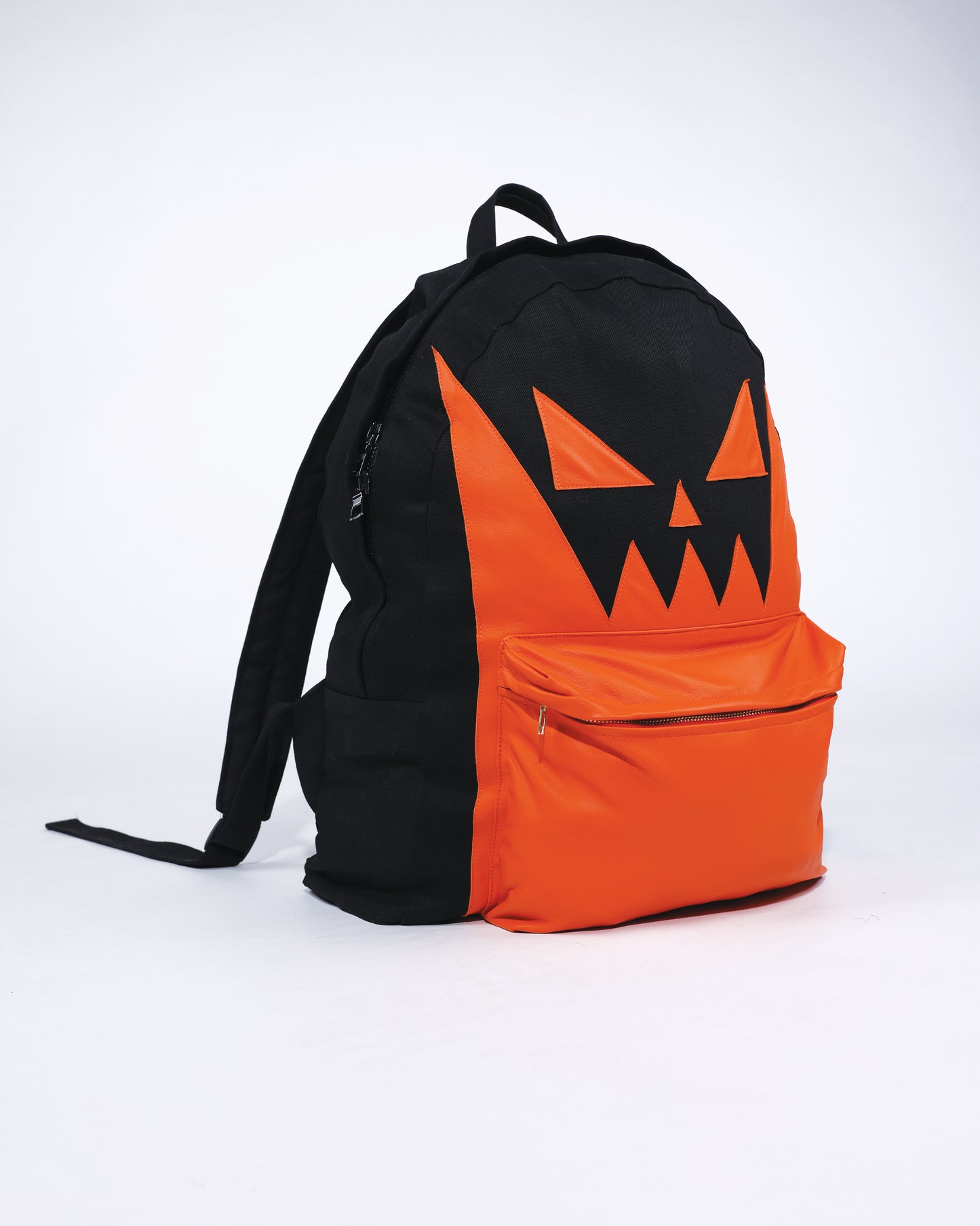 HALLOWEEN LEATHER DENIM BACKPACK