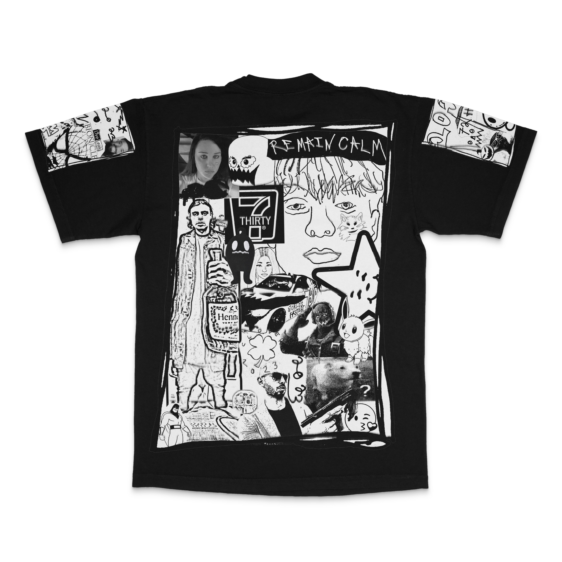 STREAM COLLAGE TEE – ASSPIZZA