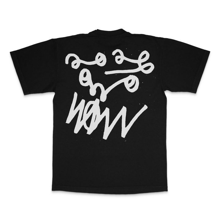 BLACK TRIPLE BOXLOGO SHORT SLEEVE