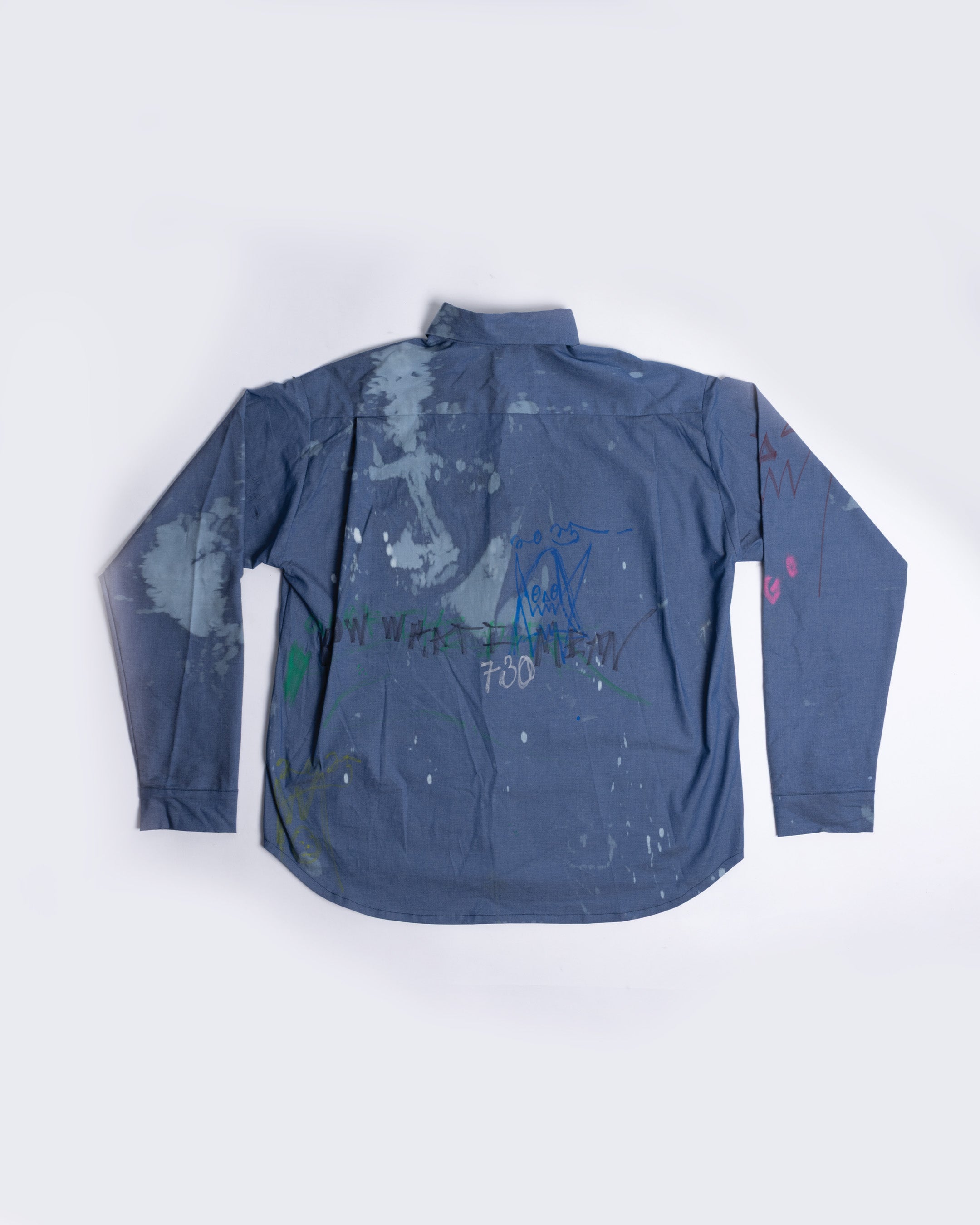 高*士様 c diem washable leather shirt ccp j Luxury Mens Blue Leather Shirt | ChersDelights Leather