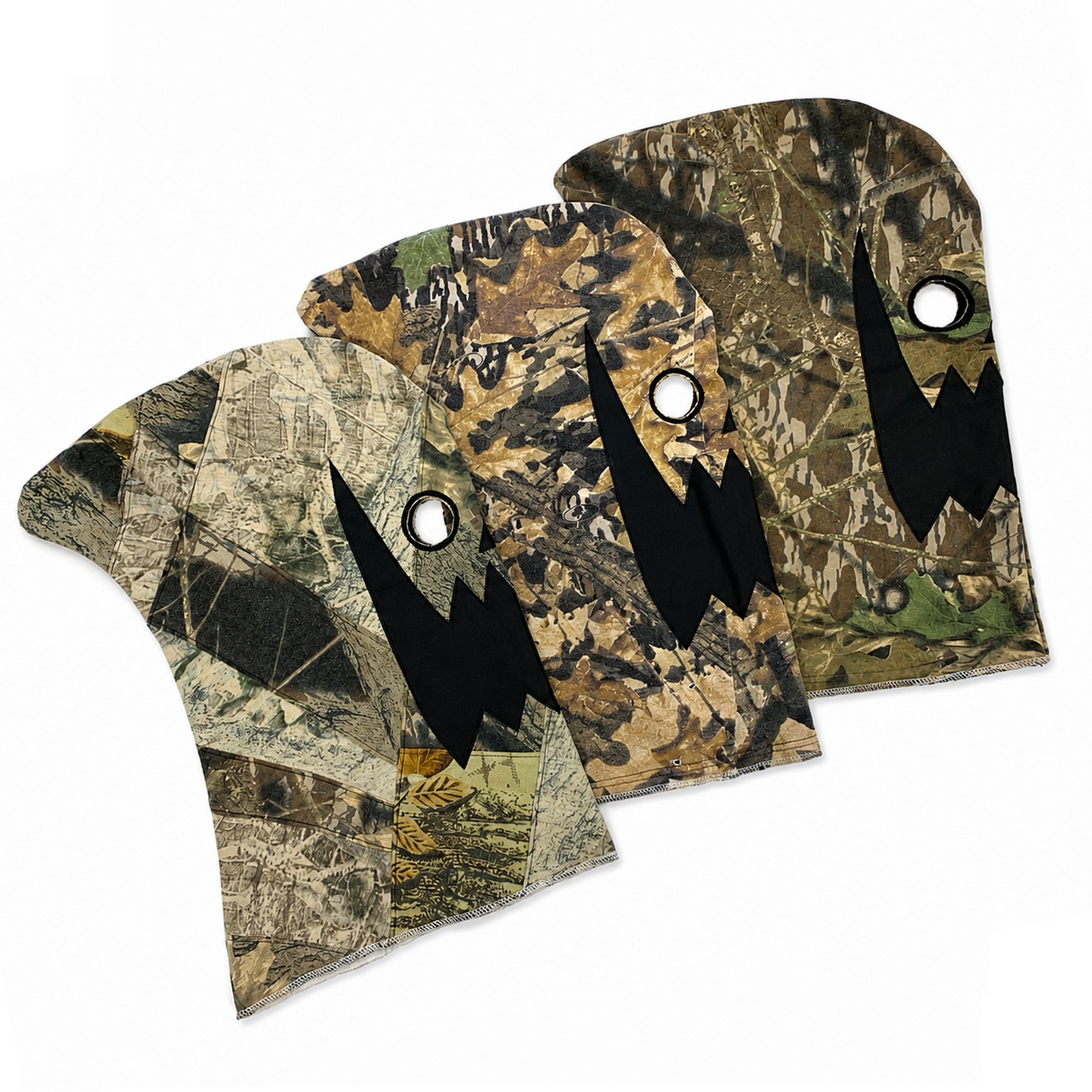 CAMO LEATHER FACE MASK