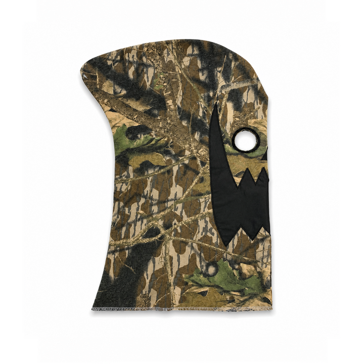 CAMO LEATHER FACE MASK