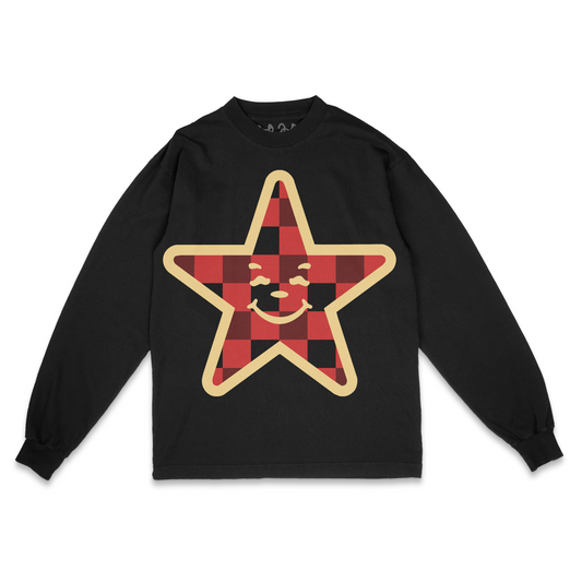 FLANNEL STAR CREWNECK