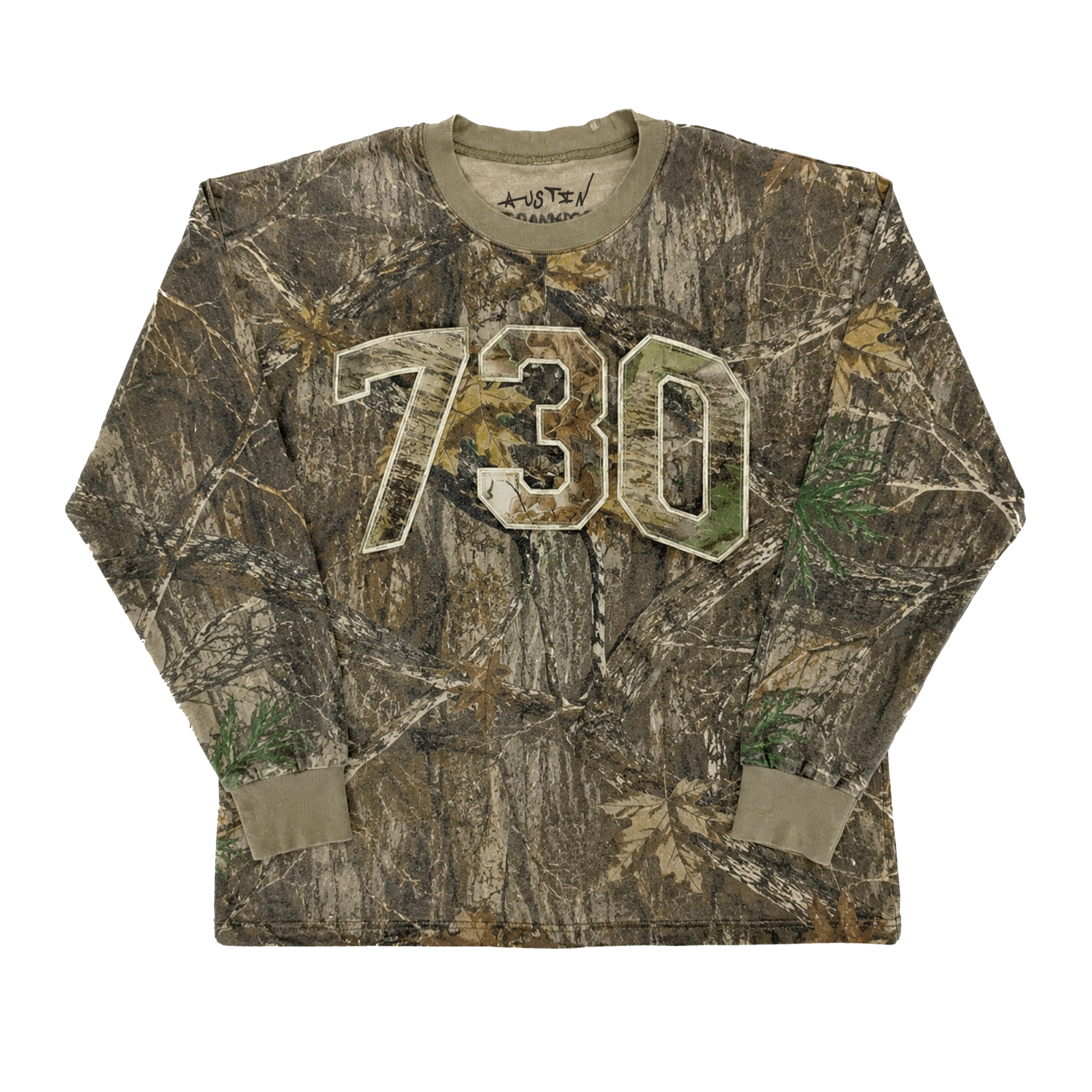 Camouflage 730 Applique Long Sleeve Shirt