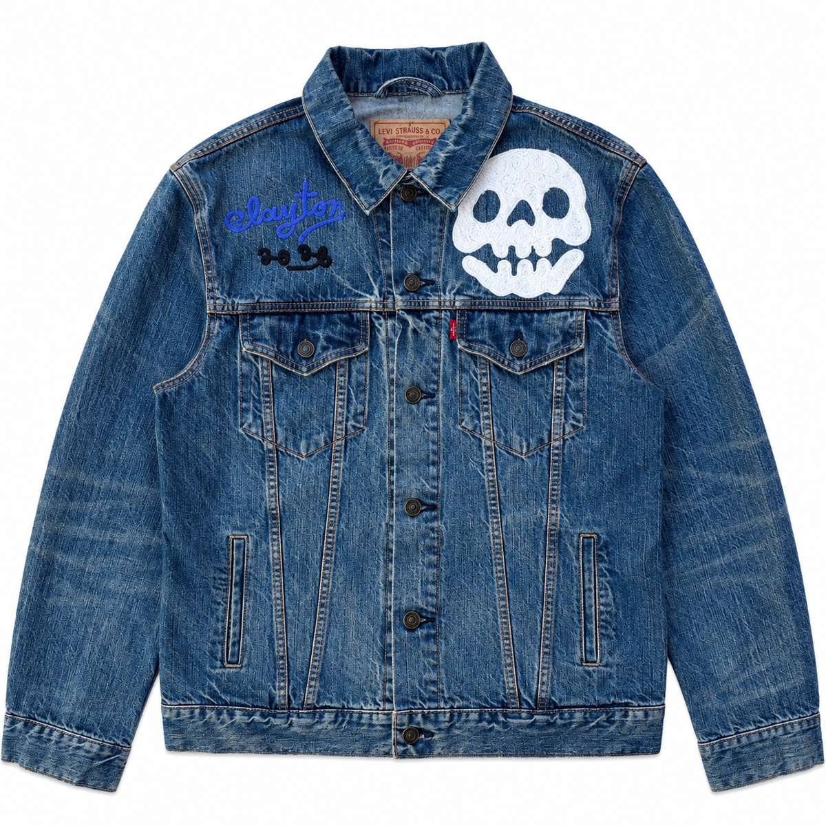 CHAINSTITCHED LEVI'S JACKET #1 (XL)