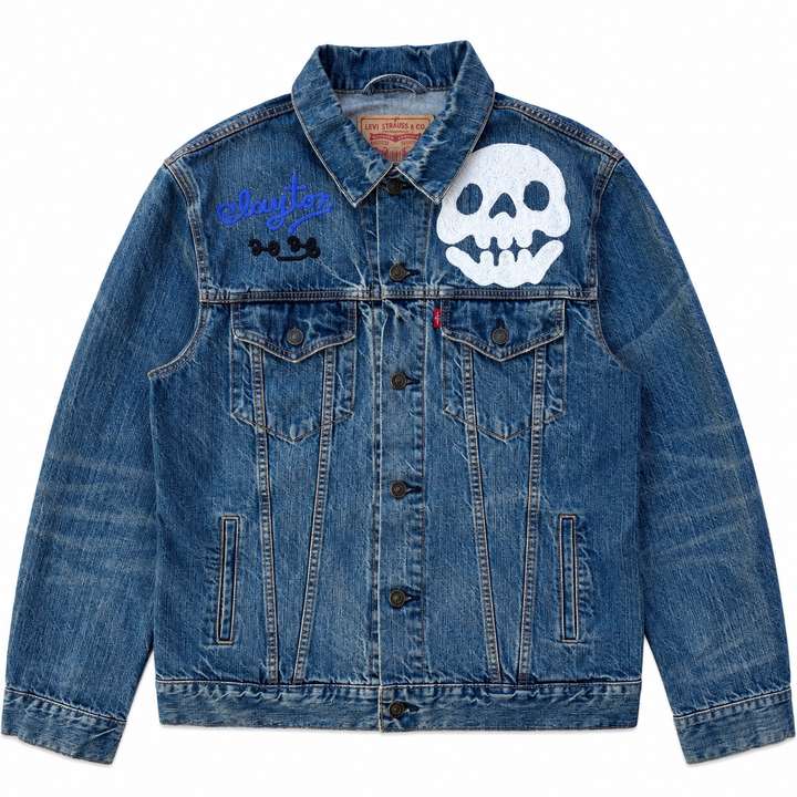 CHAINSTITCHED LEVI'S JACKET #1 (XL)