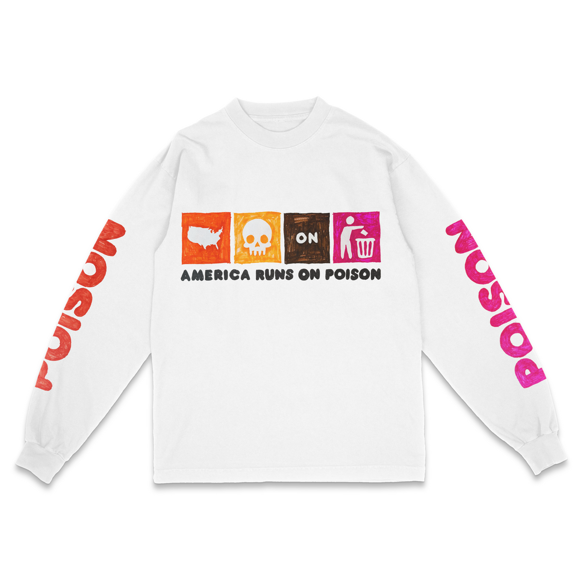AMERICA RUNS LONGSLEEVE SHIRT