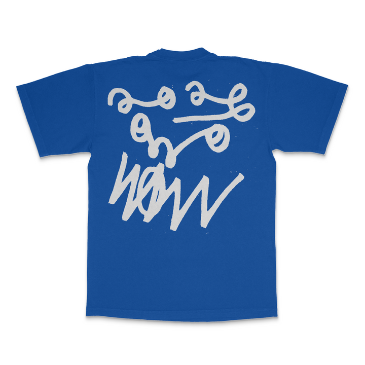 NY TRIPLE BOXLOGO SHORT SLEEVE BLUE