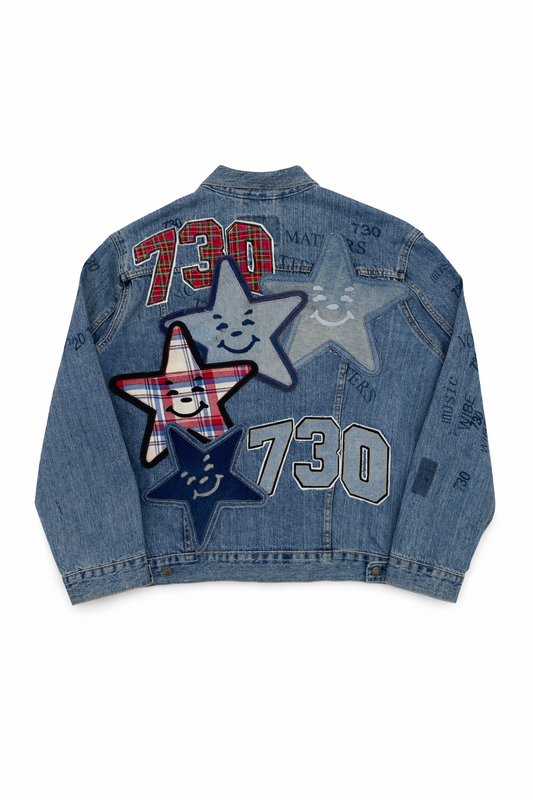 STAR PATCHWORK LEVIS JACKET