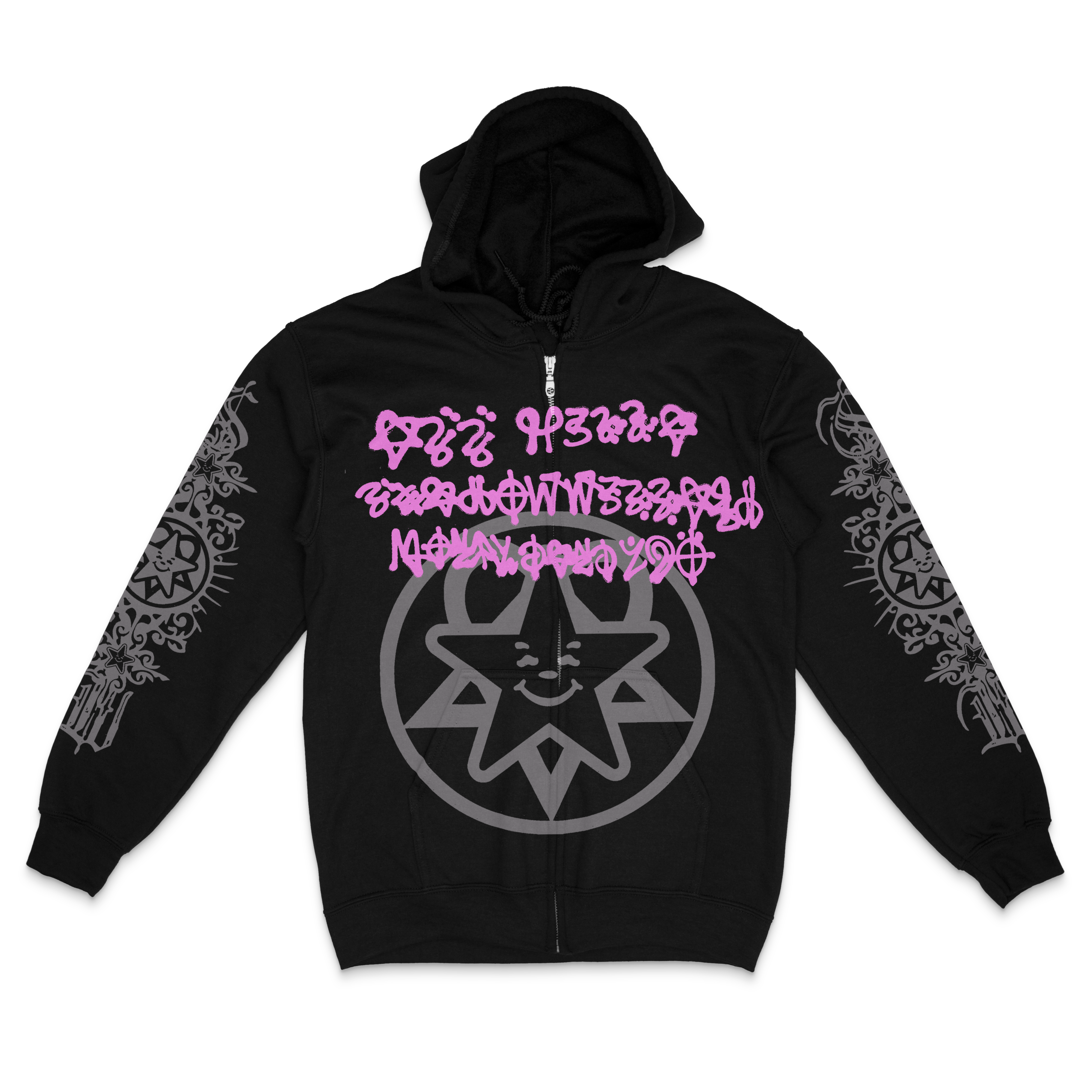 BAM MARGERA SHADOW WIZARDS 730 ZIP-UP HOODIE