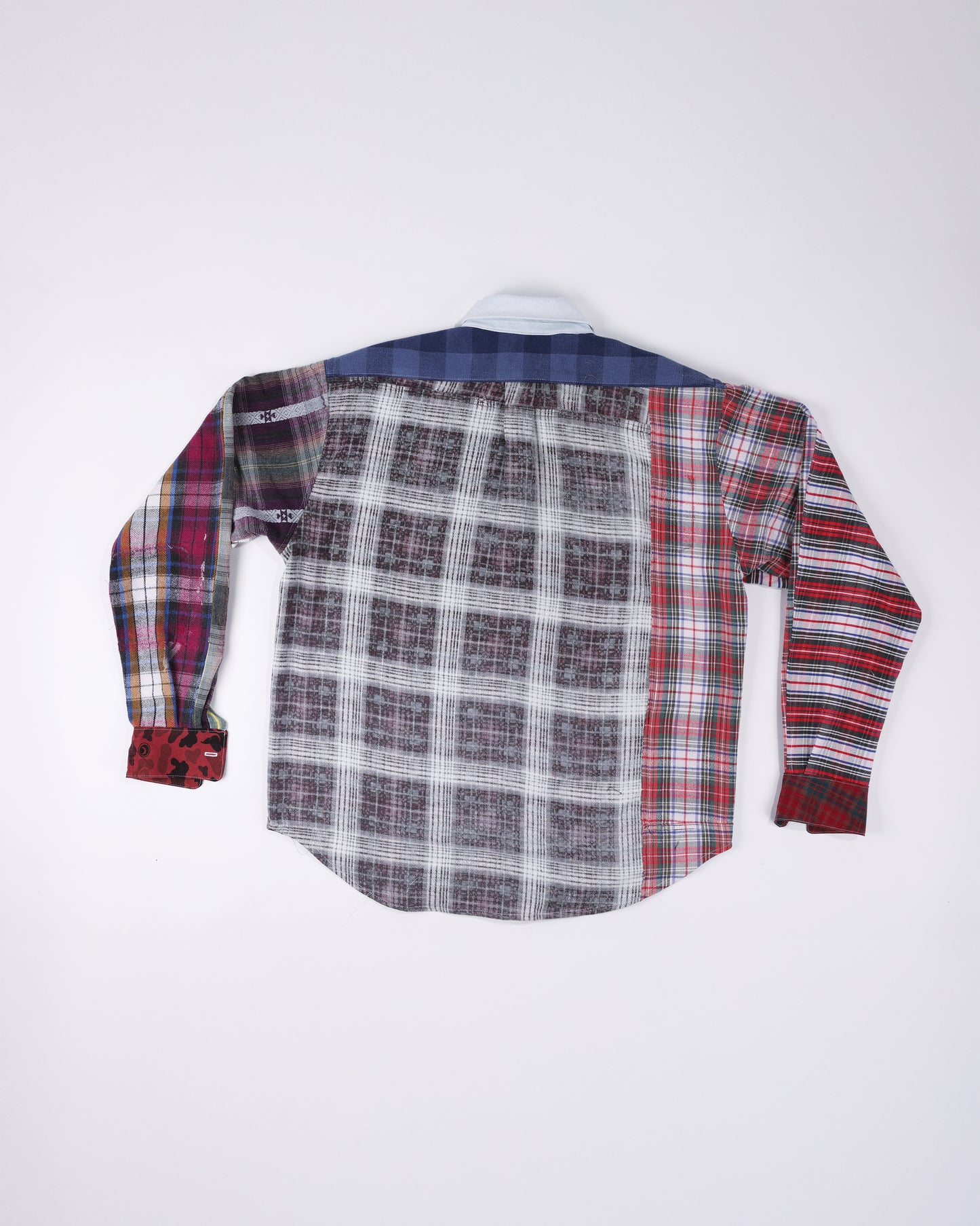 PATCHWORK FLANNEL SHIRT