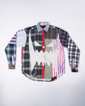 PATCHWORK FLANNEL SHIRT