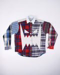 PATCHWORK FLANNEL SHIRT