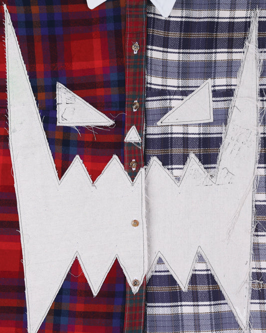 PATCHWORK FLANNEL SHIRT