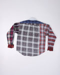 PATCHWORK FLANNEL SHIRT