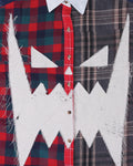 PATCHWORK FLANNEL SHIRT