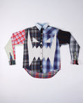 PATCHWORK FLANNEL SHIRT