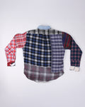PATCHWORK FLANNEL SHIRT