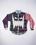 PATCHWORK FLANNEL SHIRT
